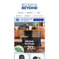 Bed Bath and Beyond email thumbnail