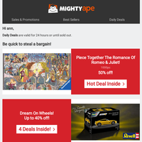 Mighty Ape email thumbnail