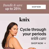 Knixwear Canada email thumbnail