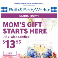 Bath and Body Works email thumbnail