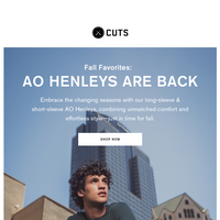 Cuts Clothing email thumbnail