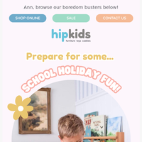 Hip Kids Australia email thumbnail