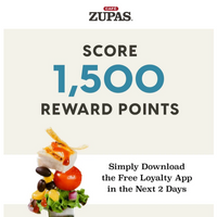 Cafe Zupas email thumbnail