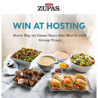 Cafe Zupas email thumbnail