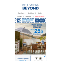 Bed Bath and Beyond email thumbnail