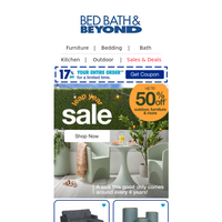 Bed Bath and Beyond email thumbnail