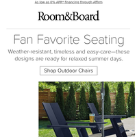 Room & Board email thumbnail