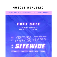 Muscle Republic email thumbnail