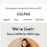 CALPAK email thumbnail