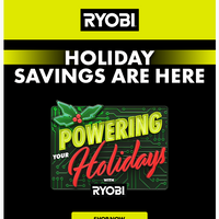 RYOBI Tools email thumbnail