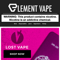 Element Vape email thumbnail