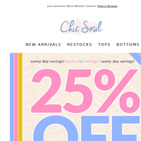 Chic Soul email thumbnail