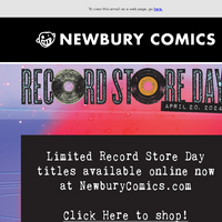 Newbury Comics email thumbnail