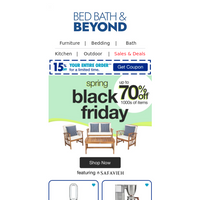 Bed Bath and Beyond email thumbnail