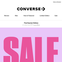 Converse Australia email thumbnail