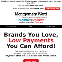 Montgomery Ward email thumbnail