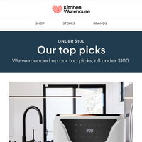 Kitchen Warehouse email thumbnail