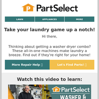 PartSelect.com email thumbnail