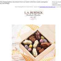 L.A. Burdick Chocolate email thumbnail