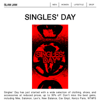 Slam Jam email thumbnail