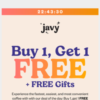 Javy Coffee email thumbnail