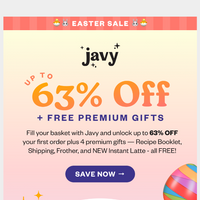 Javy Coffee email thumbnail