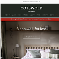 The Cotswold Company email thumbnail