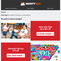 Mighty Ape email thumbnail