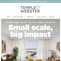 Temple & Webster email thumbnail