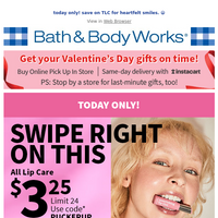 Bath and Body Works email thumbnail