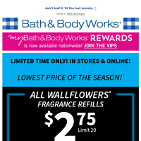 Bath and Body Works email thumbnail