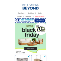 Bed Bath and Beyond email thumbnail