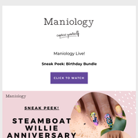 Maniology email thumbnail