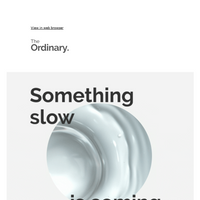 The Ordinary email thumbnail