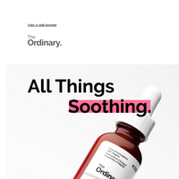 The Ordinary email thumbnail