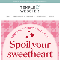 Temple & Webster email thumbnail