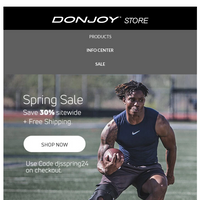 DonJoy email thumbnail