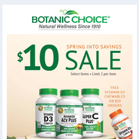 Botanic Choice email thumbnail