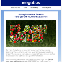 Megabus email thumbnail