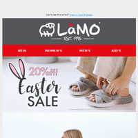 Lamo Footwear email thumbnail