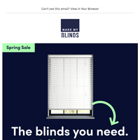 Make My Blinds email thumbnail