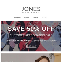 Jones New York email thumbnail