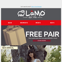 Lamo Footwear email thumbnail