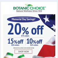 Botanic Choice email thumbnail