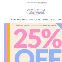 Chic Soul email thumbnail