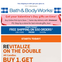 Bath and Body Works email thumbnail