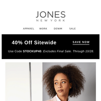 Jones New York email thumbnail