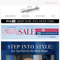 Magnolia Boutique email thumbnail