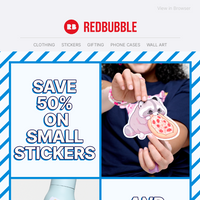 Redbubble email thumbnail