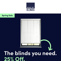 Make My Blinds email thumbnail